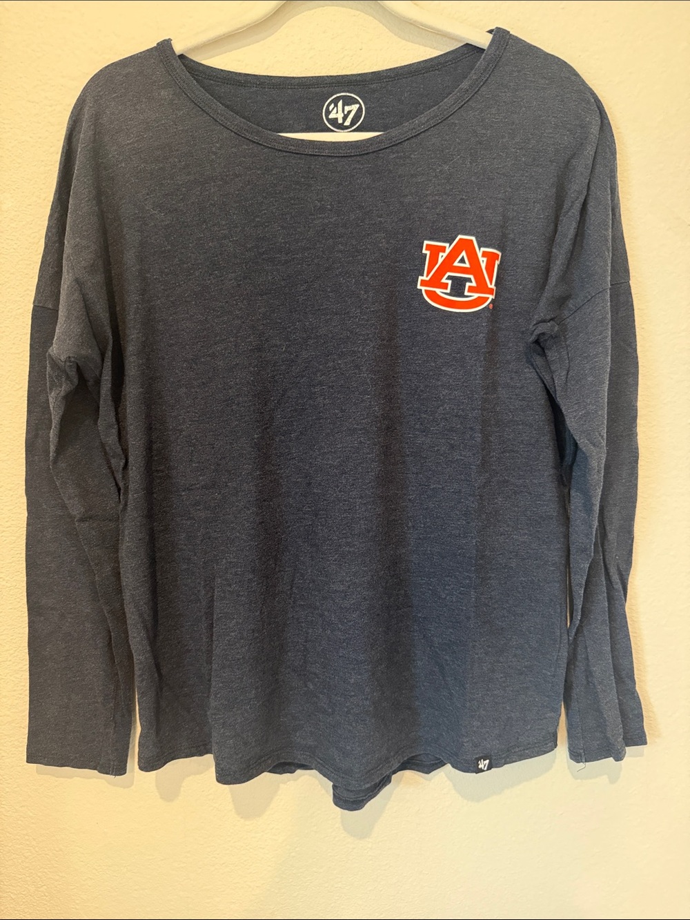 Auburn University War Eagle Navy Long Sleeve Tee